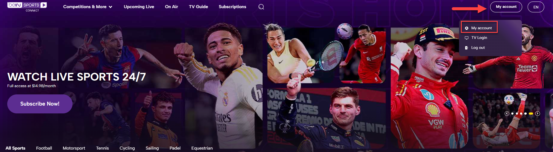 How to Cancel Your beIN SPORTS CONNECT Subscription via Web? – Help ...